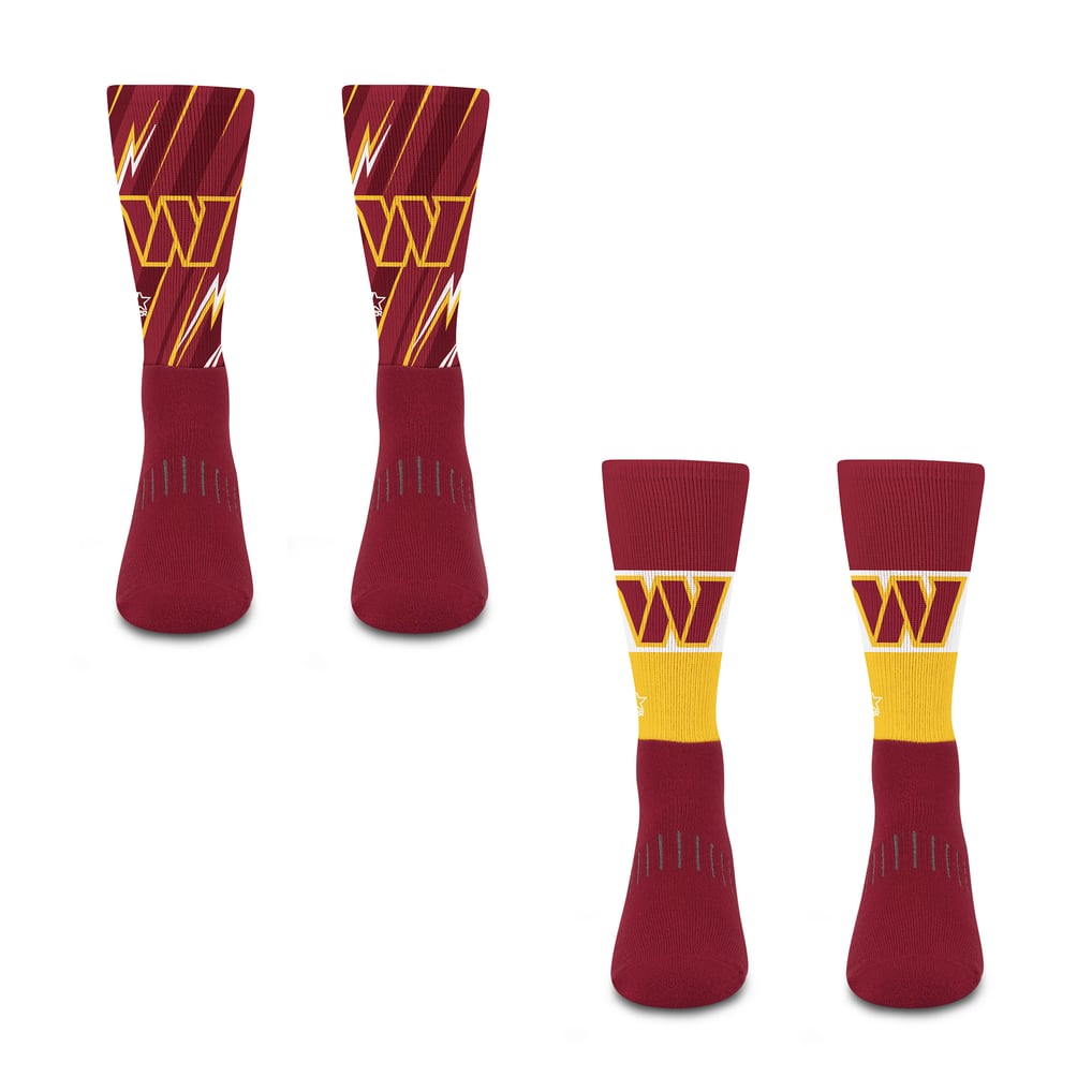 Washington Commanders Starter Unisex Big Energy Neo Two-Pack Crew Socks Set