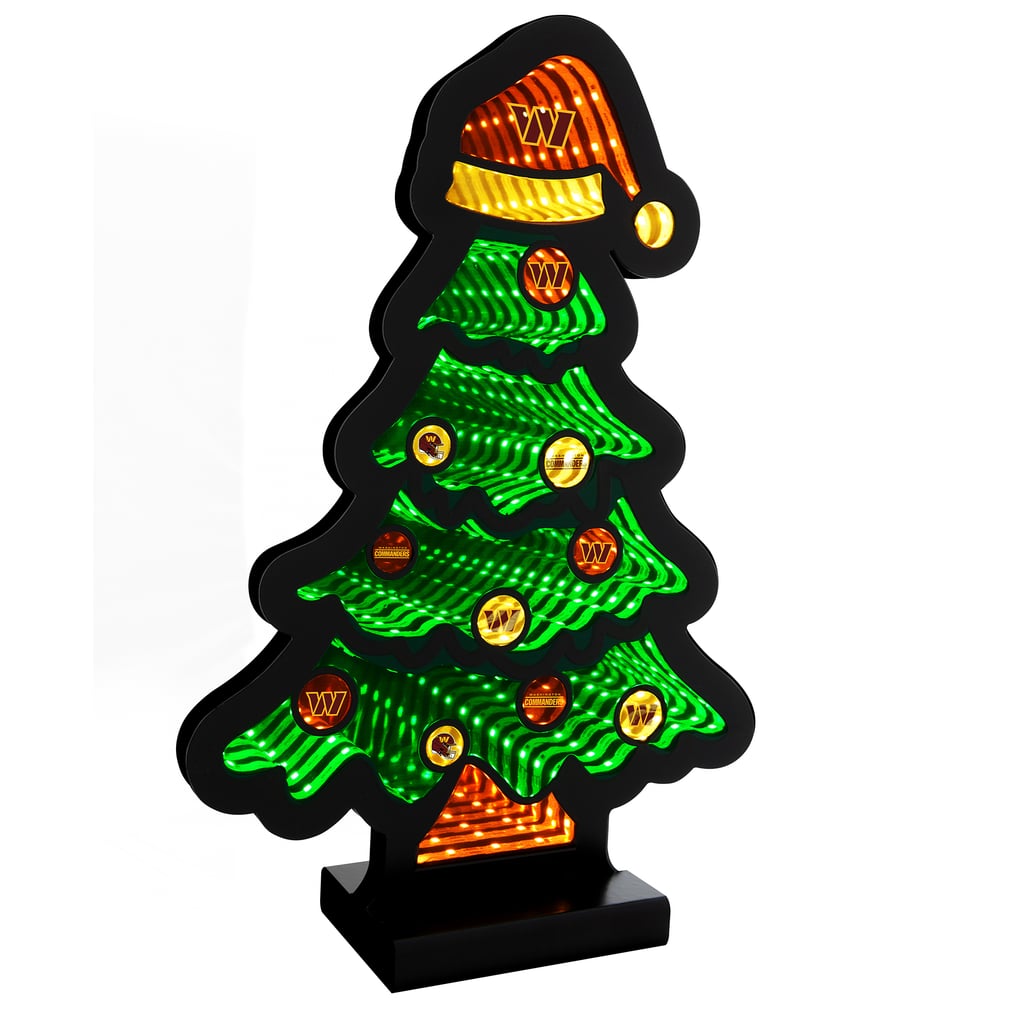 Washington Commanders 12" Christmas Tree LED Infinity Light