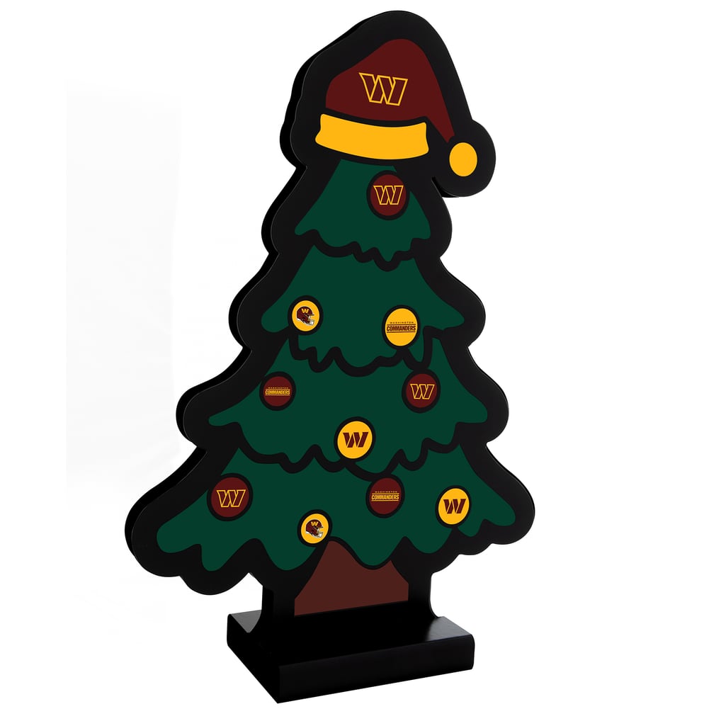 Washington Commanders 12" Christmas Tree LED Infinity Light