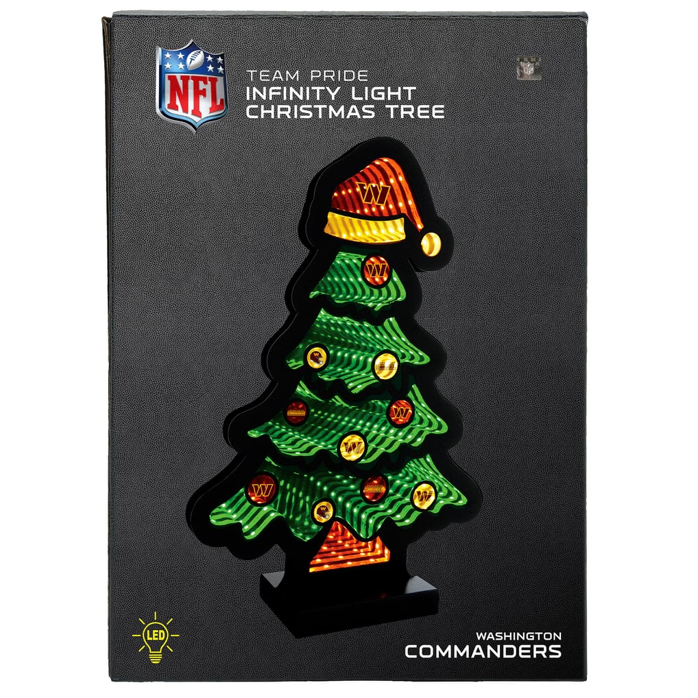 Washington Commanders 12" Christmas Tree LED Infinity Light