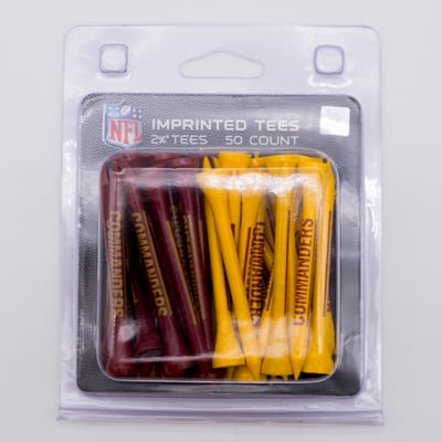 Washington Commanders 50-Pack Tee Set