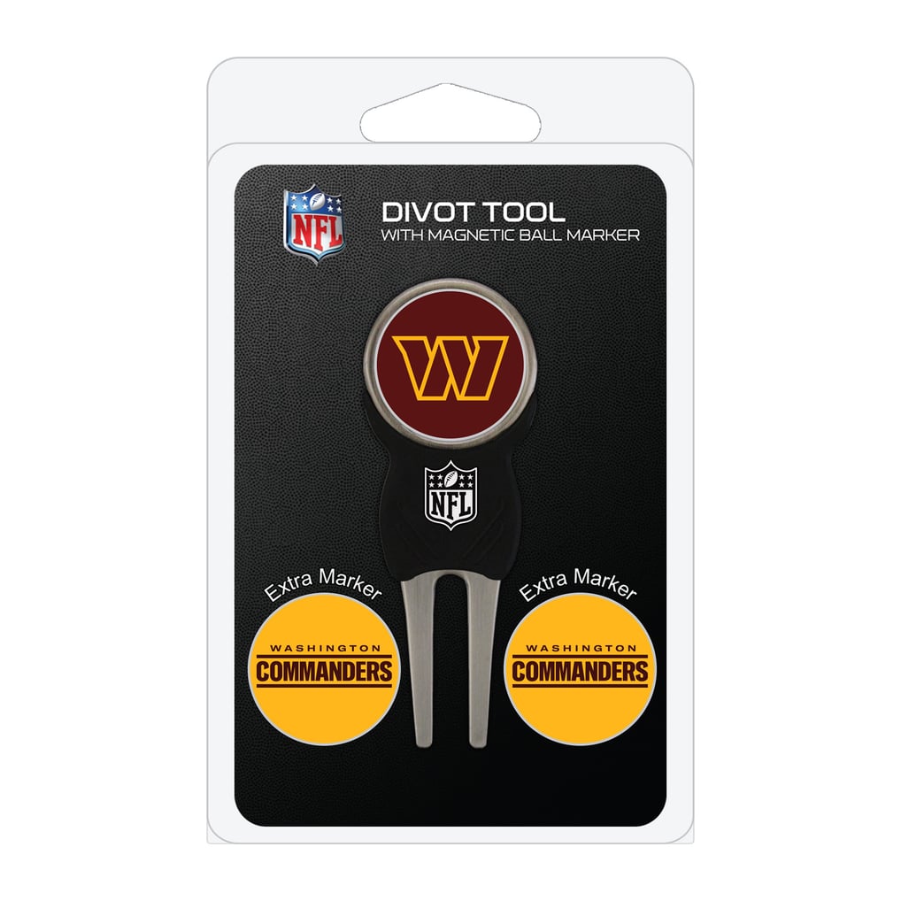 Washington Commanders Golf Divot Tool Pack with 3 Magnetic Markers