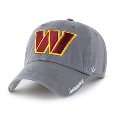 Washington Commanders '47 Women's Luminance Cheer Clean Up Adjustable Hat - Gray