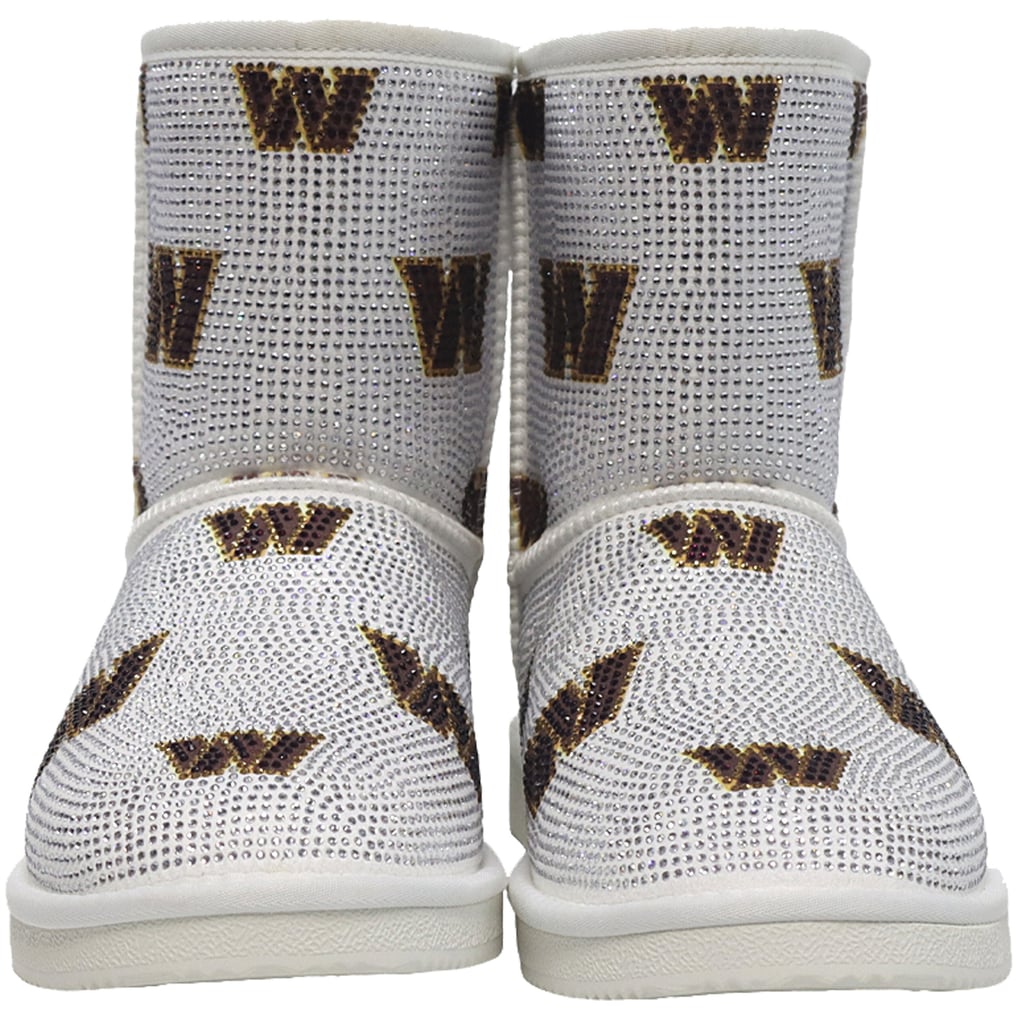  Washington Commanders FABGATING by Cuce Women's Logo Pull on Ankle Boots - White