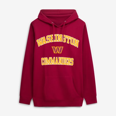 Washington Commanders Fanatics Women's Plus Size Heart & Soul Hoodie - Burgundy
