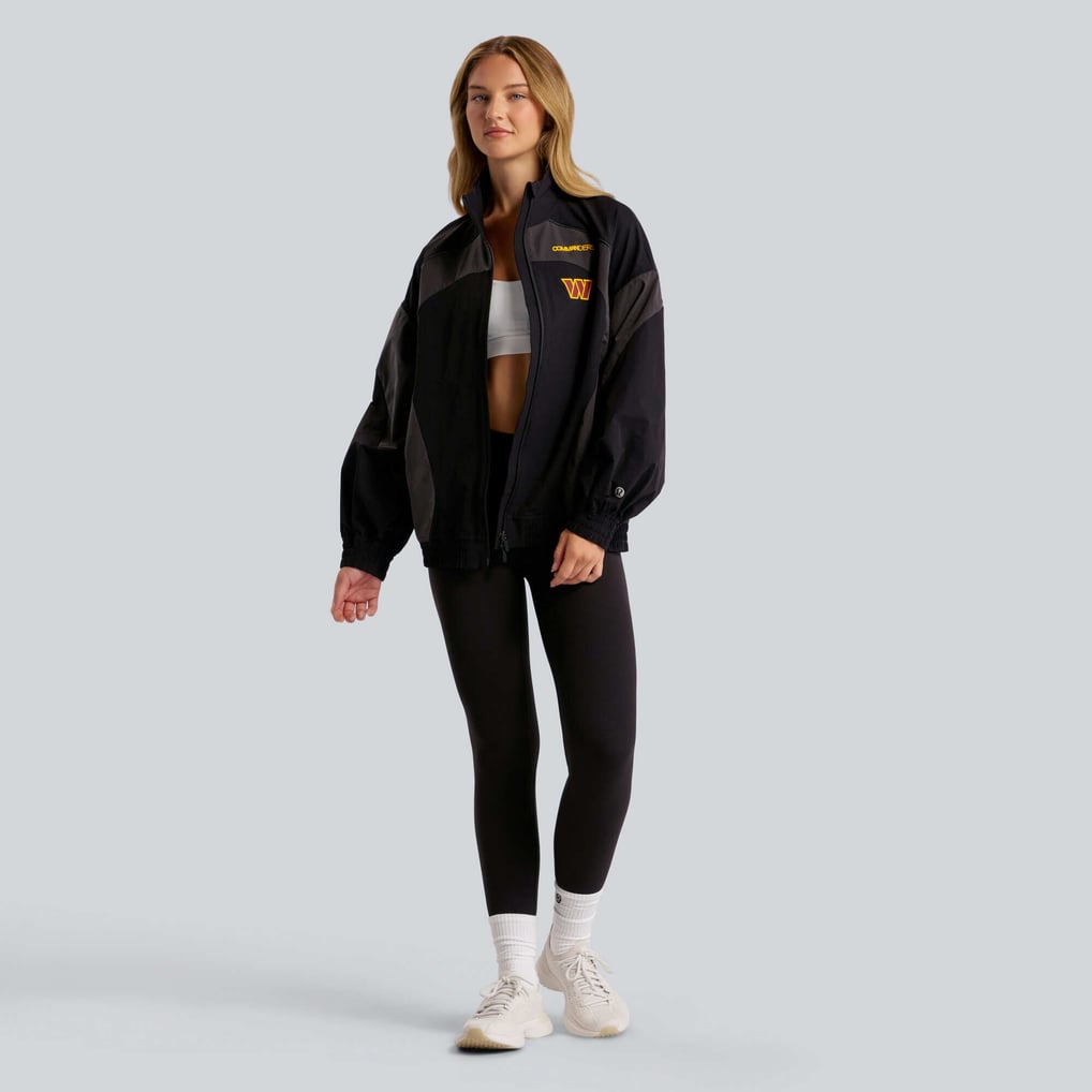 Washington Commanders lululemon Women's Ventilated Oversized Track Jacket - Black