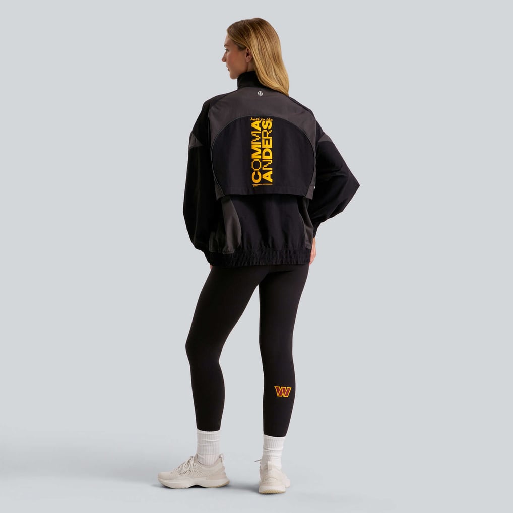 Washington Commanders lululemon Women's Ventilated Oversized Track Jacket - Black