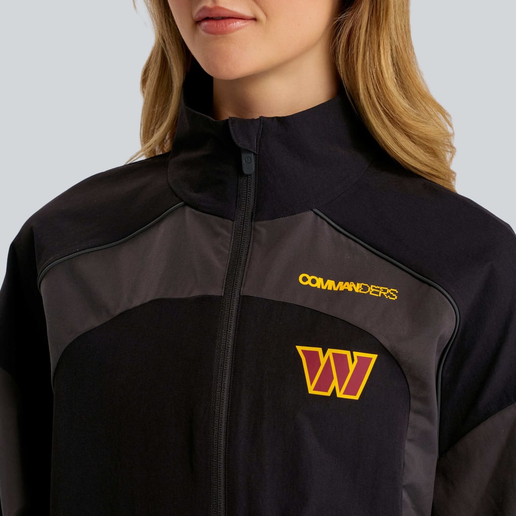 Washington Commanders lululemon Women's Ventilated Oversized Track Jacket - Black