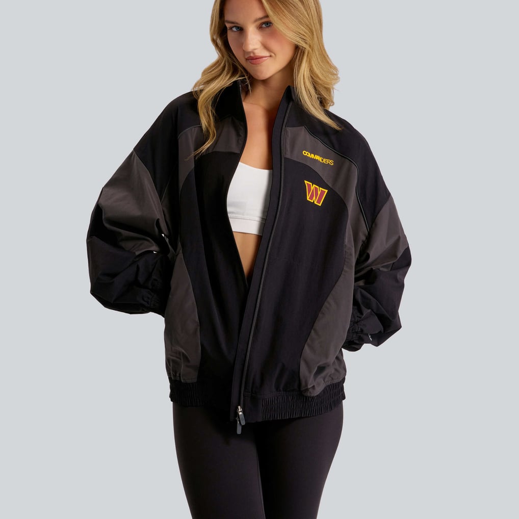 Washington Commanders lululemon Women's Ventilated Oversized Track Jacket - Black