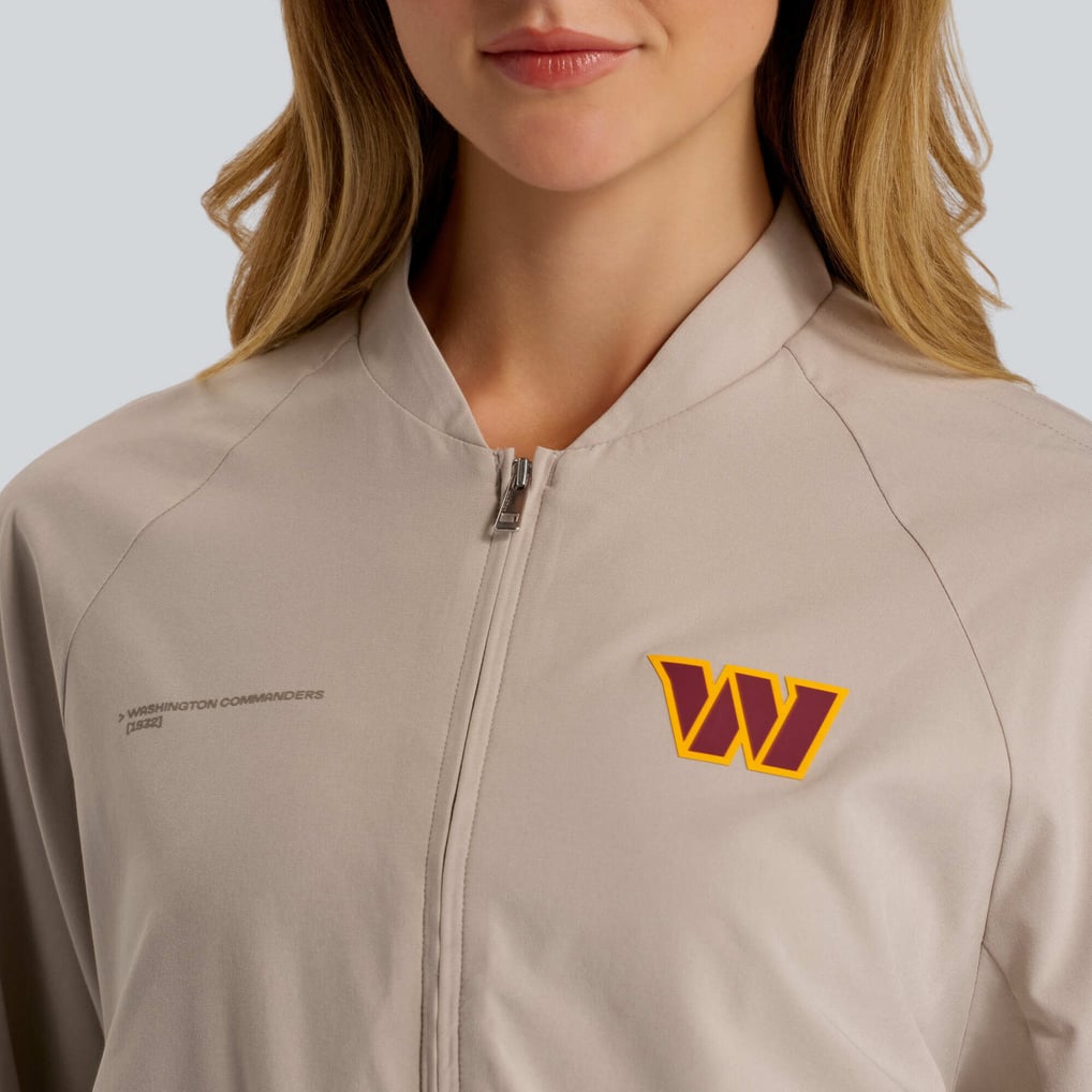  Washington Commanders lululemon Women's  Breezily Full-Zip Bomber Jacket - Downtown Tan