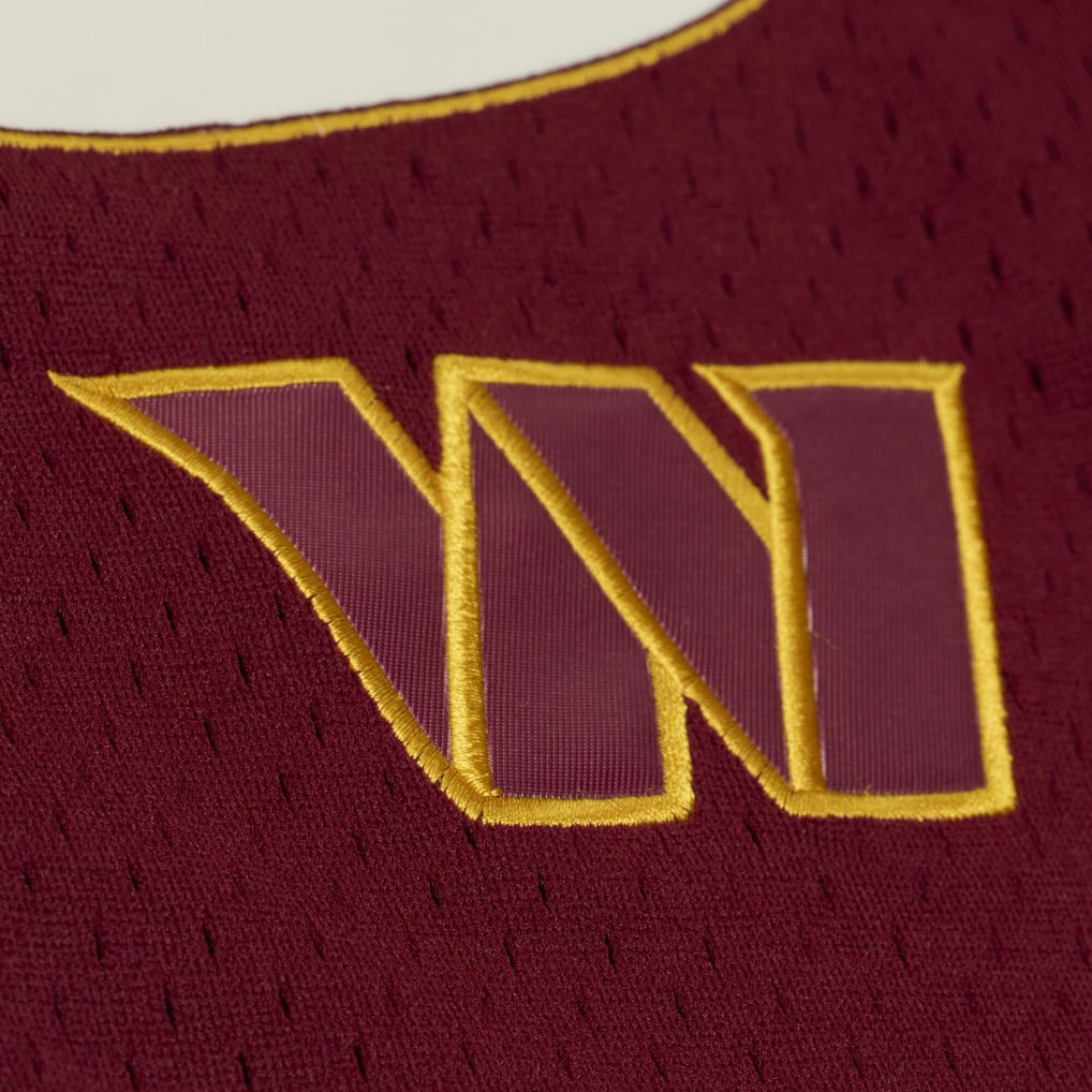 Washington Commanders Mitchell & Ness Women's Retro Roots Baseball Jersey - Burgundy
