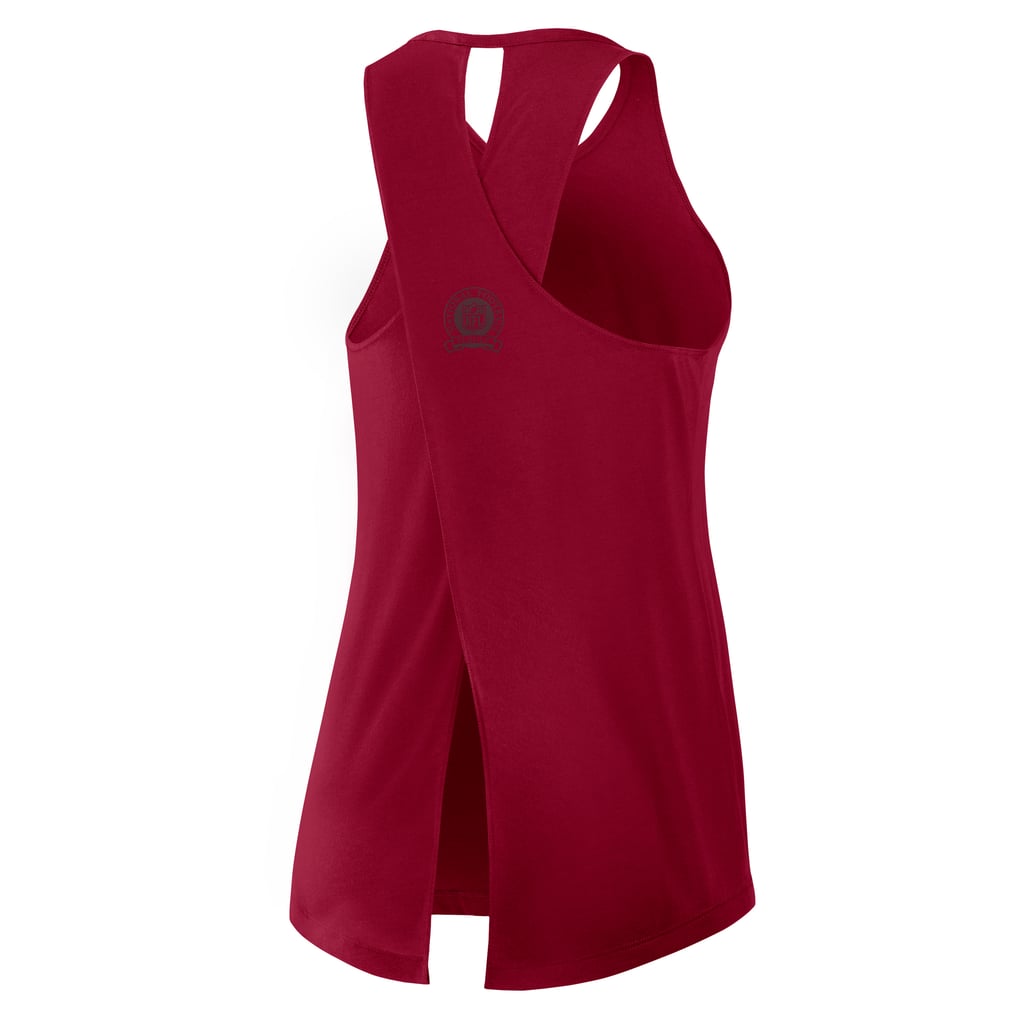 Washington Commanders Nike Women's Glory Open-Back Crisscross Dri-FIT Tank Top - Burgundy