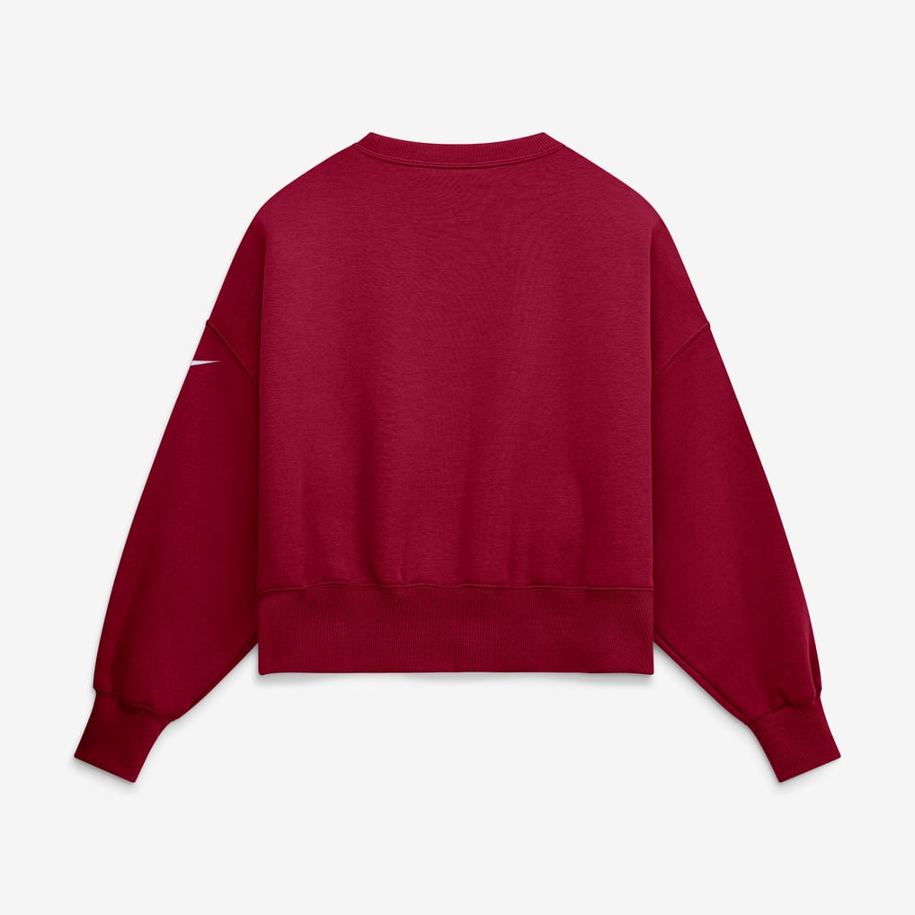 Washington Commanders Nike Women's Oversized Phoenix Fleece Sweatshirt - Burgundy