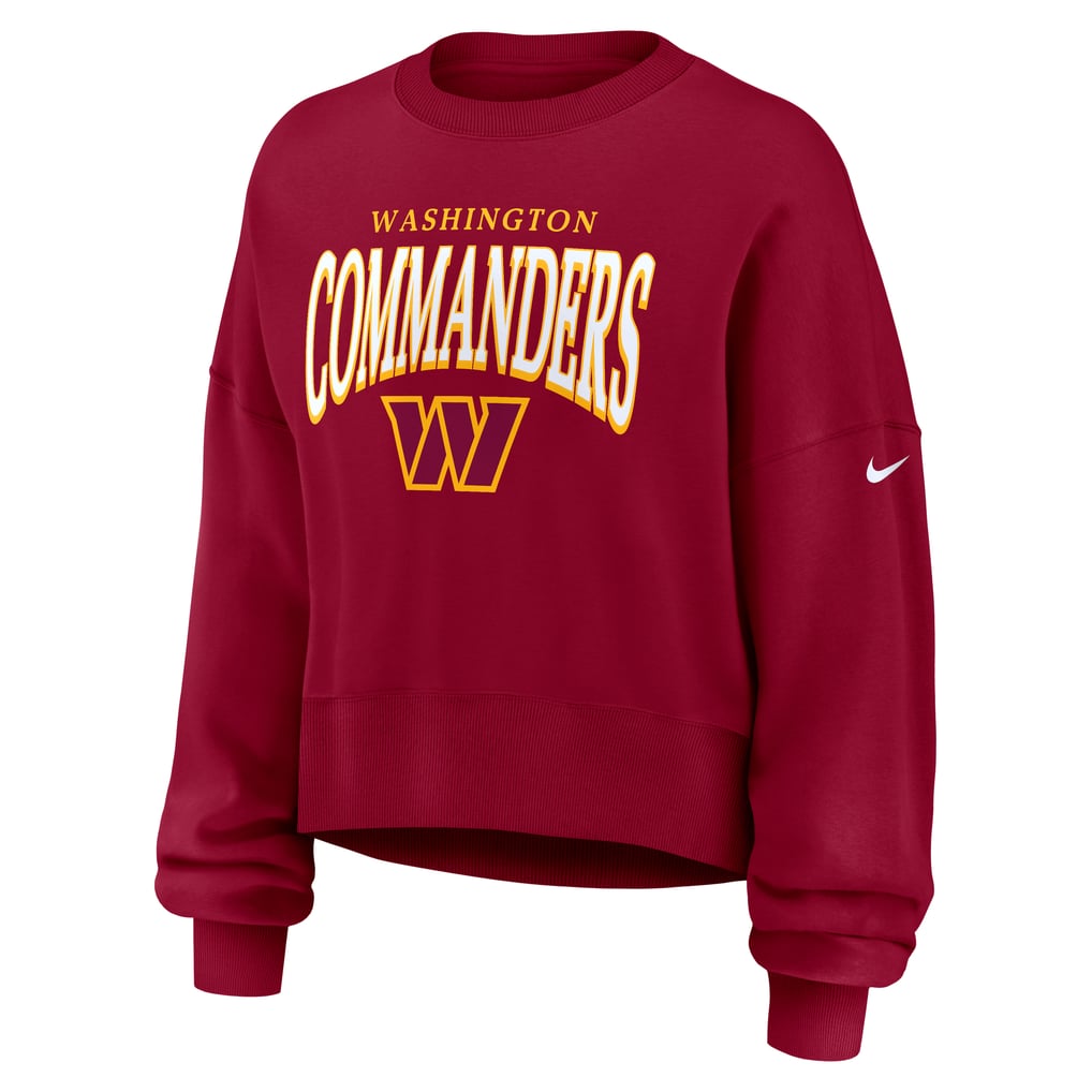  Washington Commanders Nike Women's Oversized Phoenix Fleece Sweatshirt - Burgundy