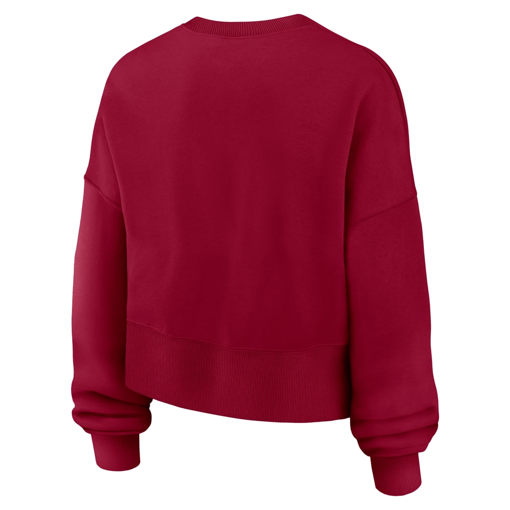  Washington Commanders Nike Women's Oversized Phoenix Fleece Sweatshirt - Burgundy