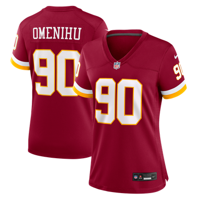 Charles Omenihu Washington Commanders Nike Women's Team Game Jersey - Burgundy