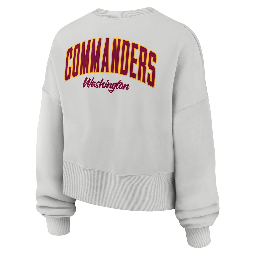  Washington Commanders Nike Women's Oversized Primetime Phoenix Fleece Sweatshirt - Gray