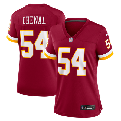 Leo Chenal Washington Commanders Nike Women's Team Game Jersey - Burgundy