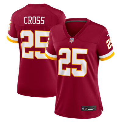 Nick Cross Washington Commanders Nike Women's Team Game Jersey - Burgundy