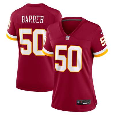 Ricky Barber Washington Commanders Nike Women's Team Game Jersey - Burgundy