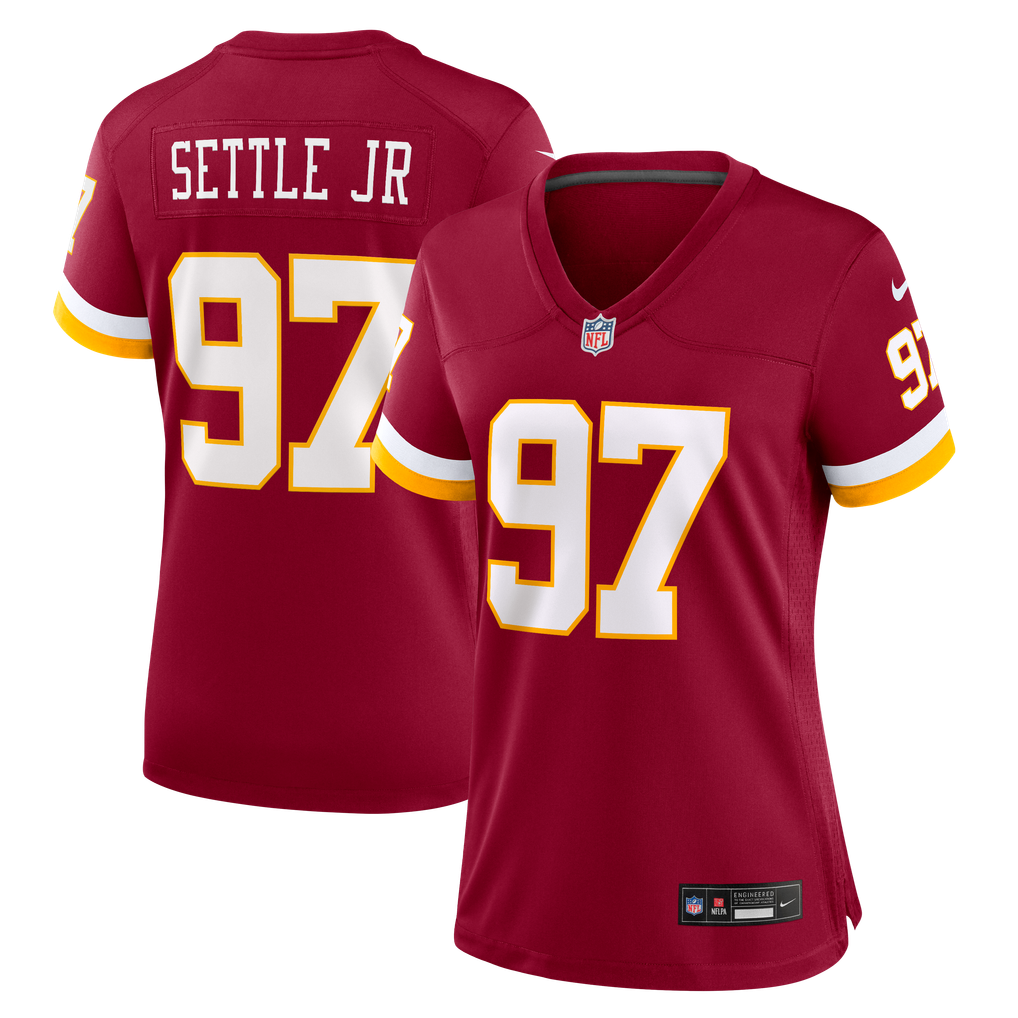 Tim Settle Jr. Washington Commanders Nike Women's Team Game Jersey - Burgundy