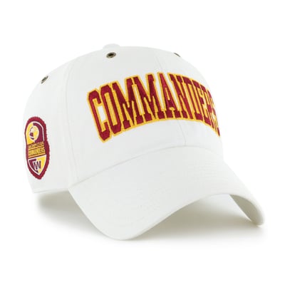 Washington Commanders Stoney Clover Lane x '47 Women's Overlay Clean Up Adjustable Hat - White