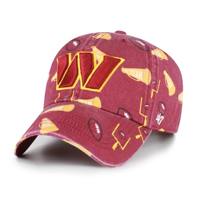  Washington Commanders '47 Youth Stomping Ground Clean Up Adjustable Hat - Burgundy