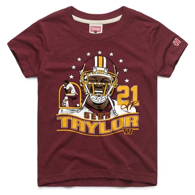 Sean Taylor Washington Commanders Homage Youth Player Graphic Tri-Blend T-Shirt - Burgundy