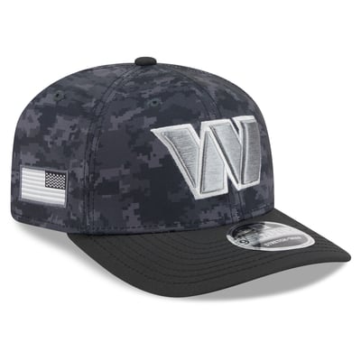 Washington Commanders New Era Youth 2026 Salute To Service 9SEVENTY Adjustable Hat - Black