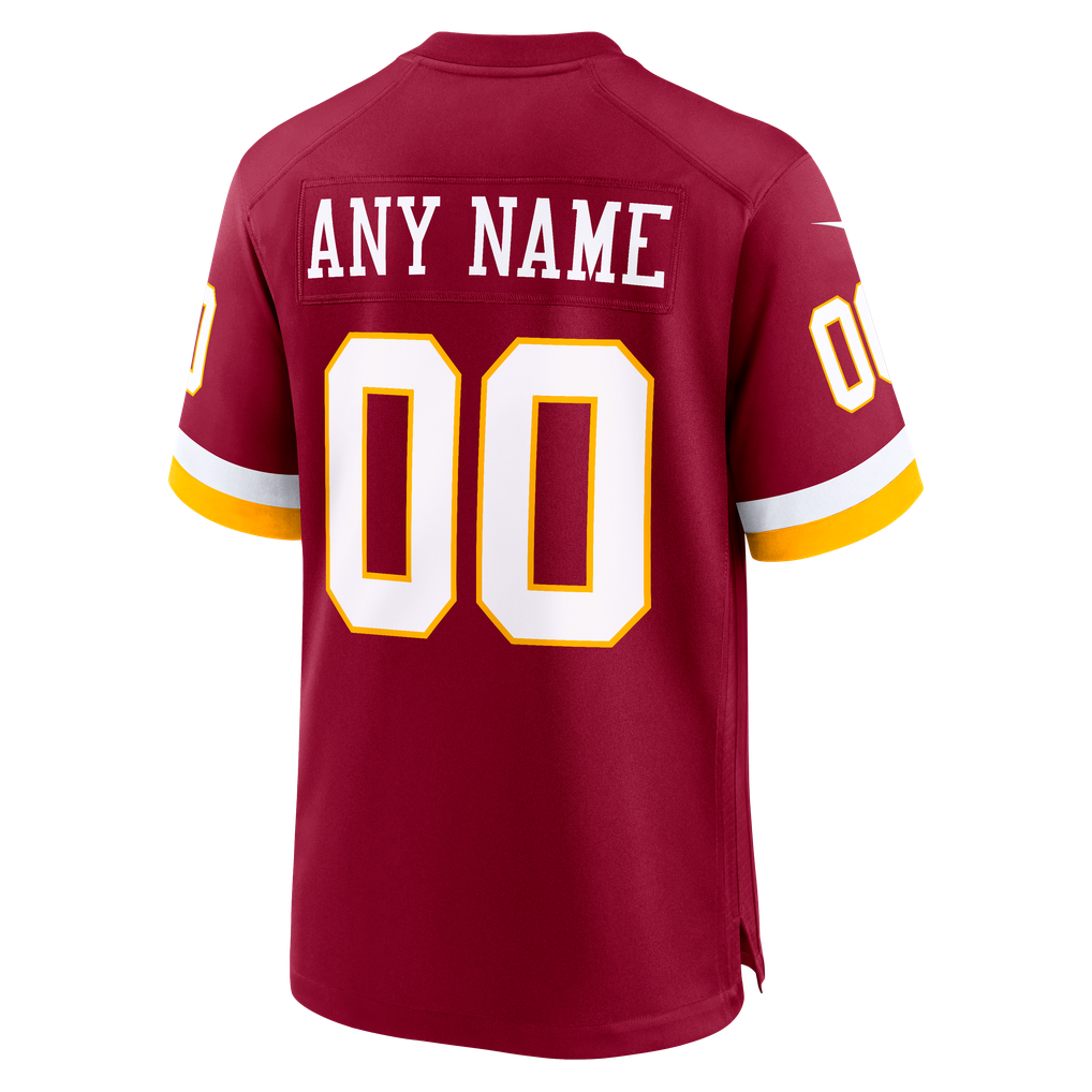 Washington Commanders Nike Youth Custom Game Jersey - Burgundy