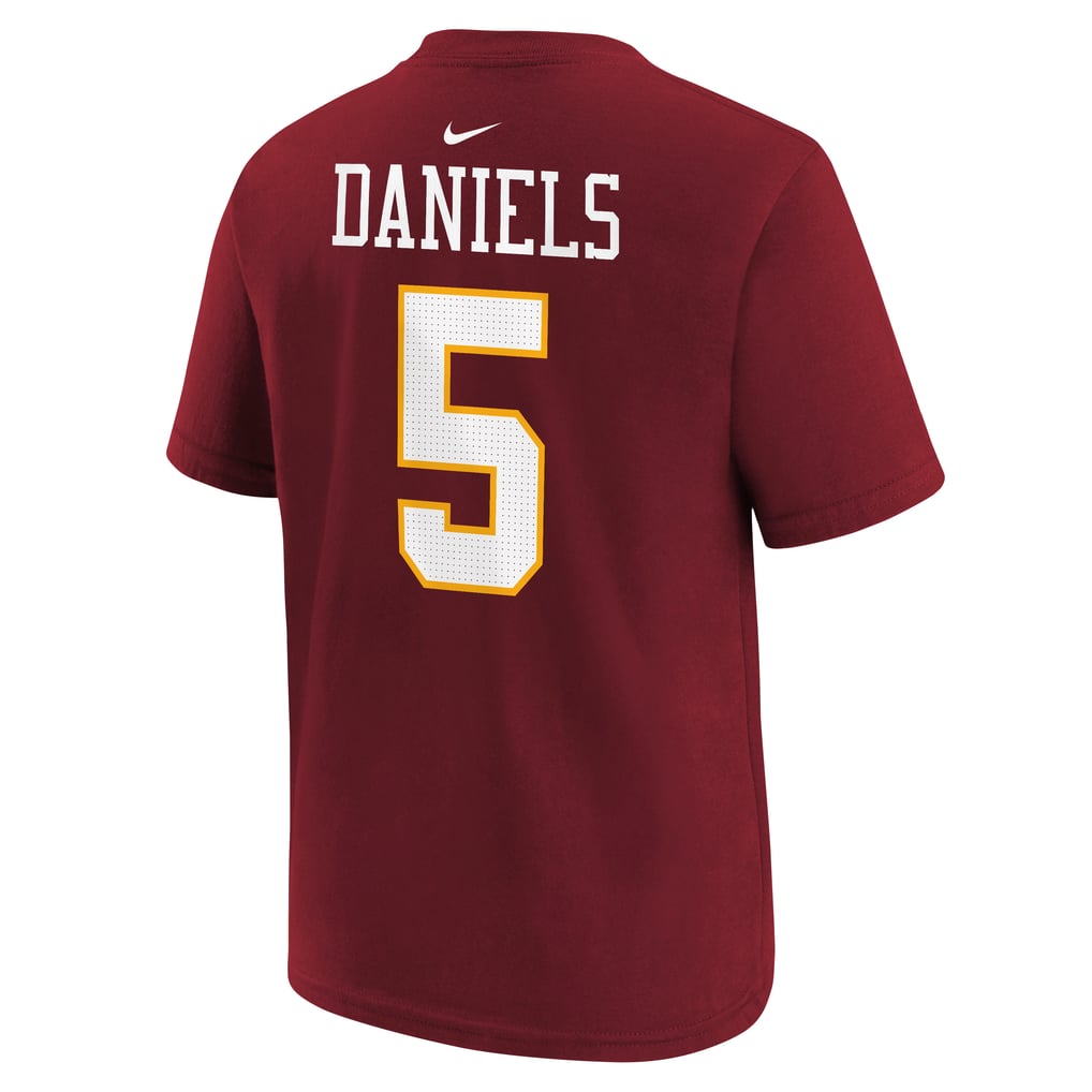 Jayden Daniels Washington Commanders Nike Youth Name & Number T-Shirt - Burgundy