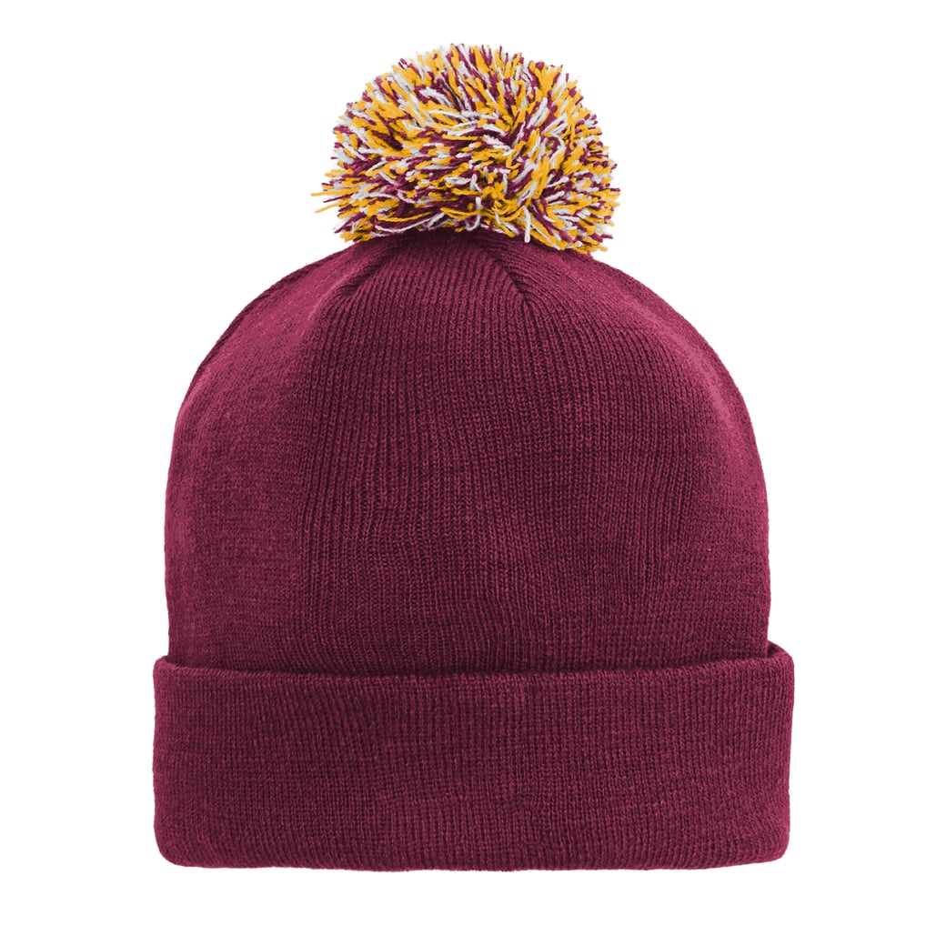 Washington Commanders Outerstuff Youth Cuffed Knit Hat with Pom - Burgundy