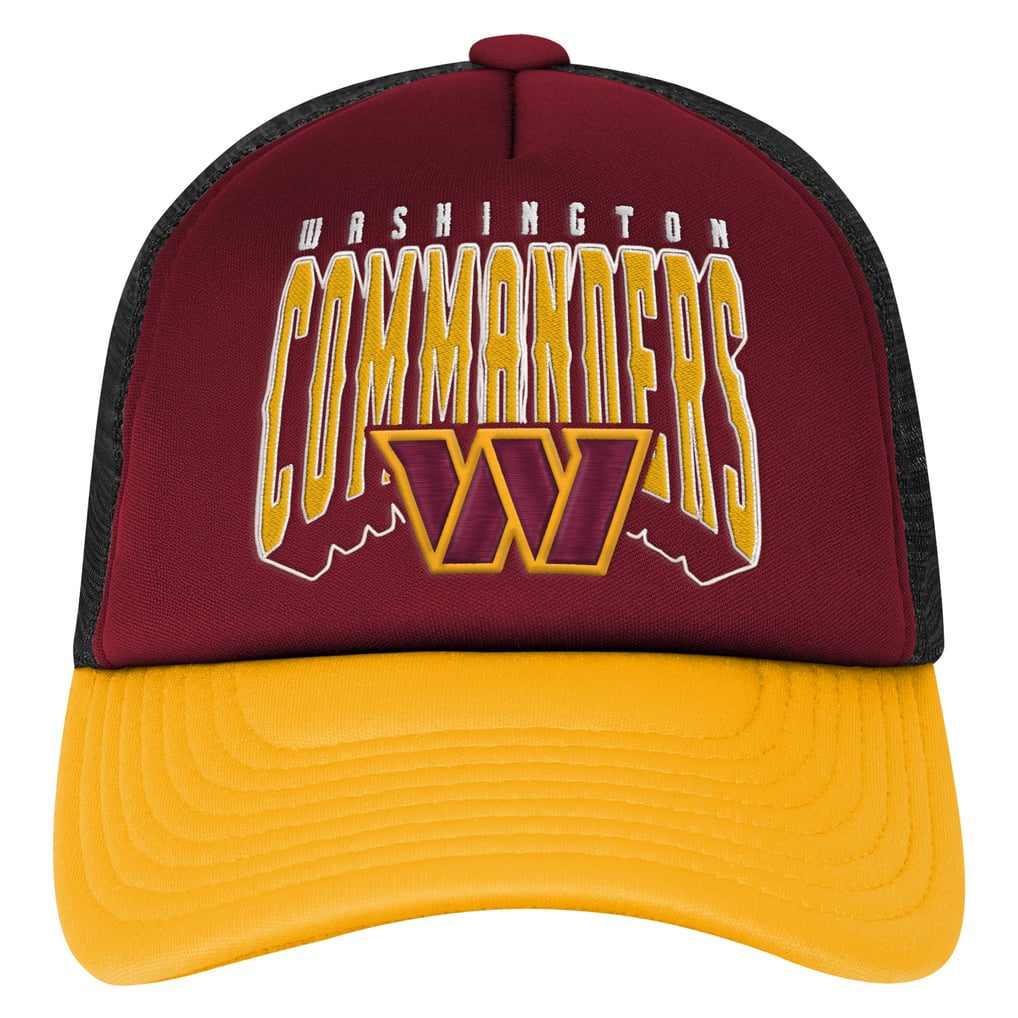 Washington Commanders Outerstuff Youth Handoff Foam Adjustable Trucker Hat - Burgundy