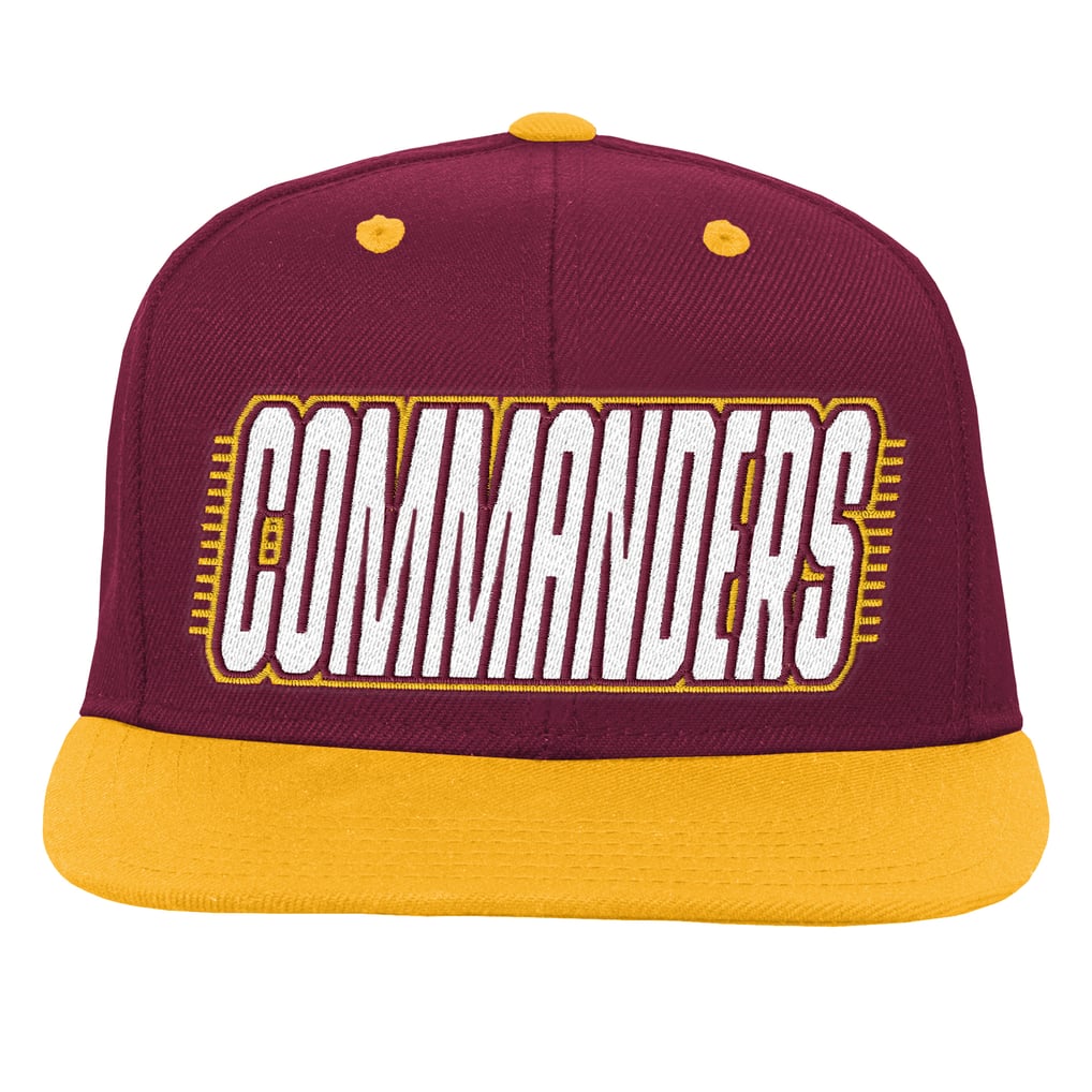 Washington Commanders Outerstuff Youth Snapback Hat - Burgundy/Gold