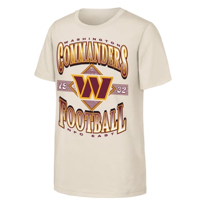  Washington Commanders Outerstuff Youth NFL Of Days Past T-Shirt - Natural