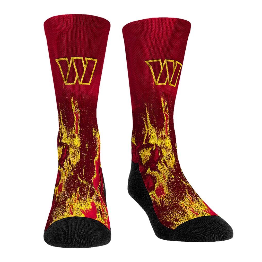  Washington Commanders Rock Em Youth 3-Pack Crew Socks Set - 