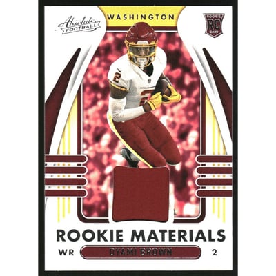 2021 Absolute Absolute Rookie Materials #9 Dyami Brown