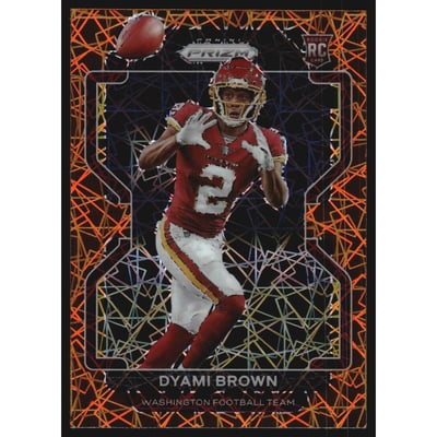2021 Panini Prizm Prizms Lazer #353 Dyami Brown
