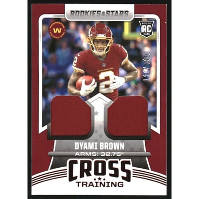 2021 Rookies and Stars Cross Training Jerseys #25 Dyami Brown