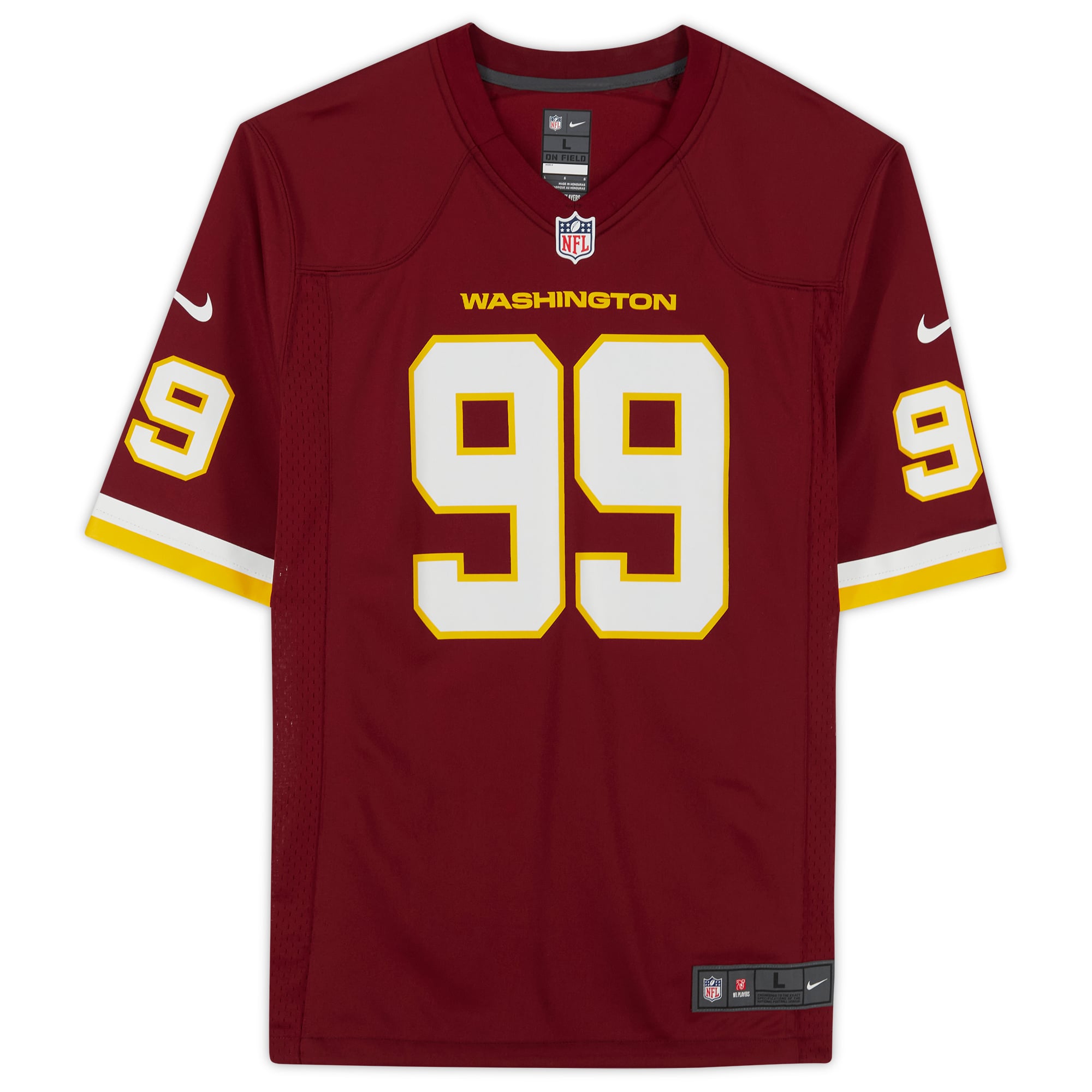 Chase Young Washington Football Team Autographed Nike #99