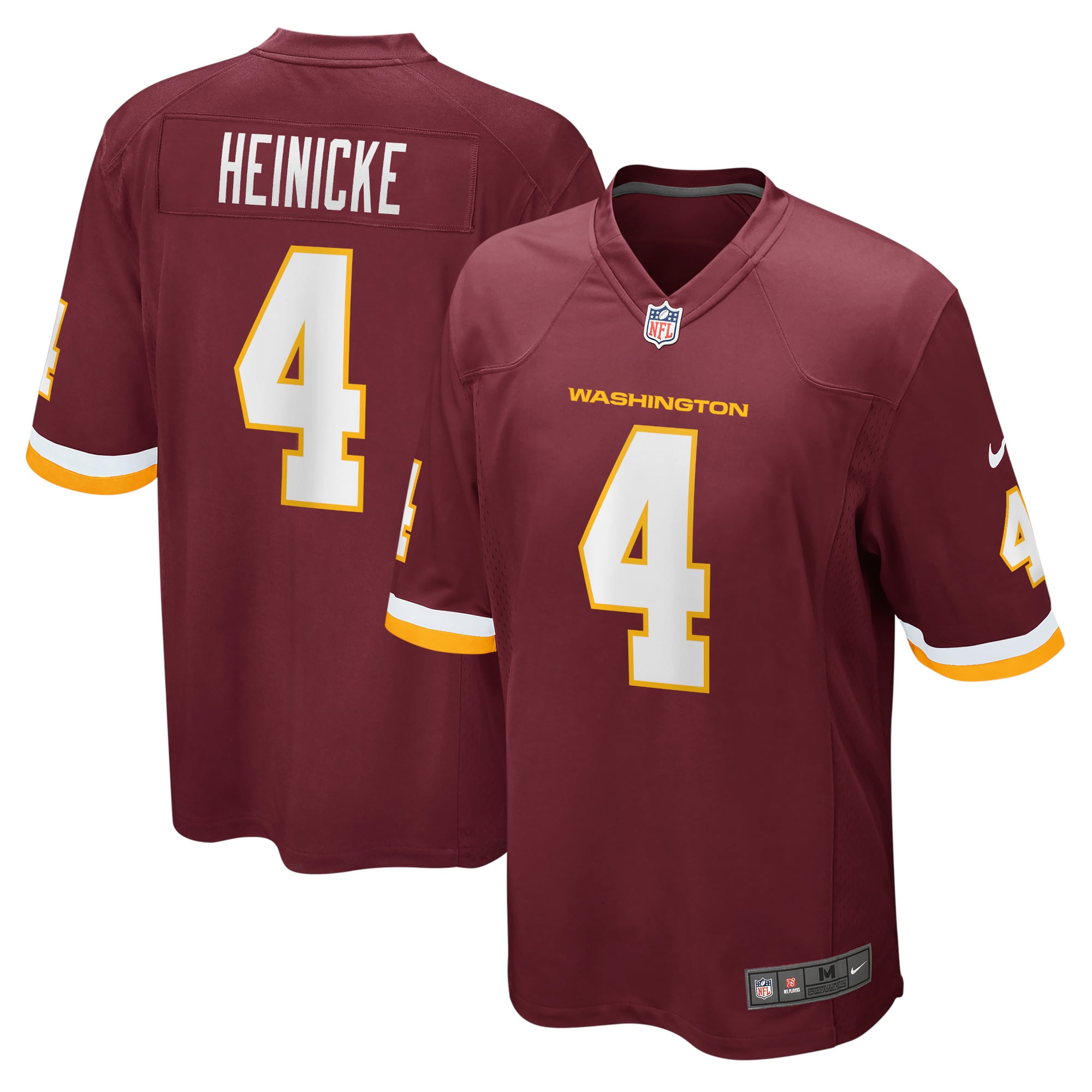 Men's Nike Taylor Heinicke Burgundy Washington Football Team Jersey