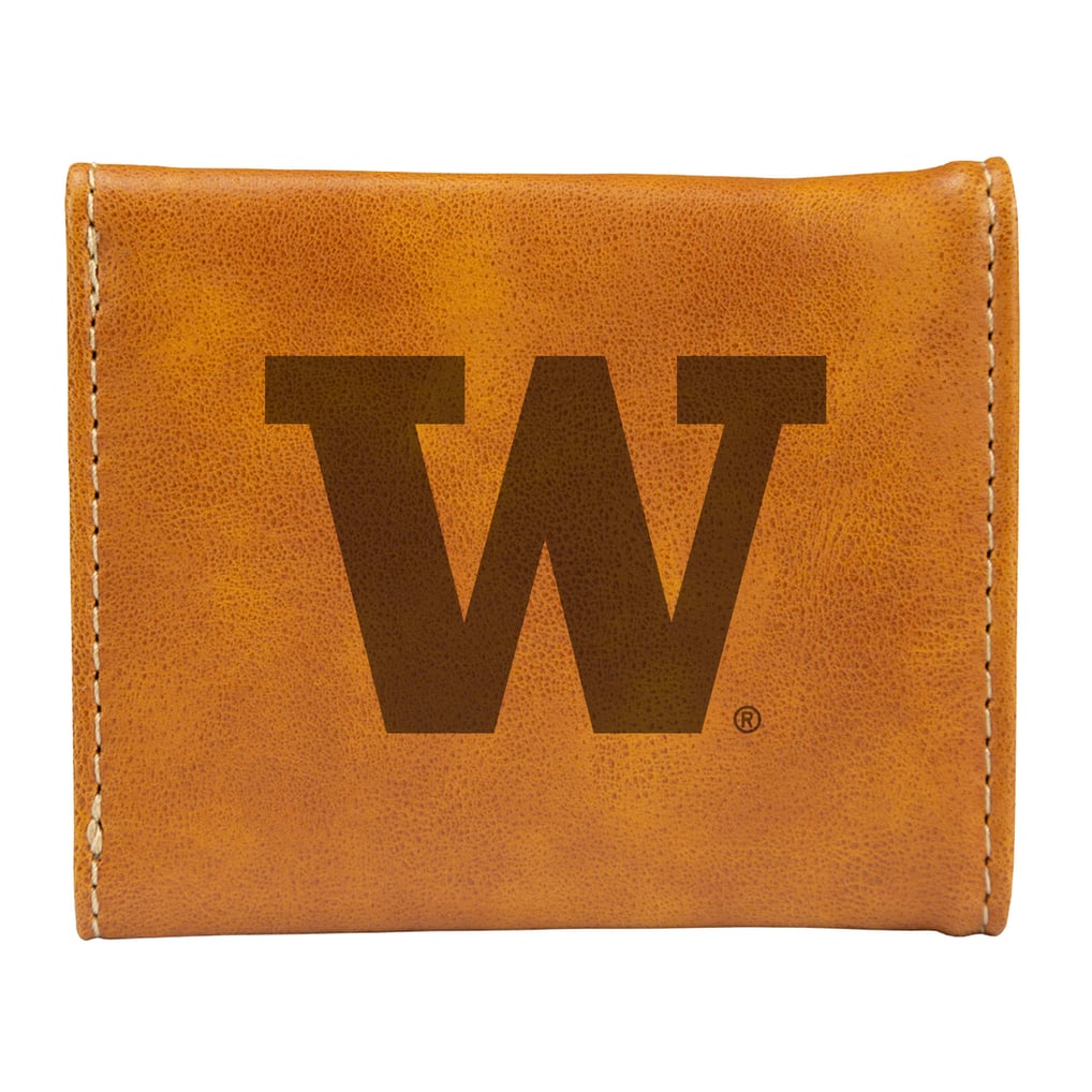 Washington Huskies Trifold Wallet - Brown