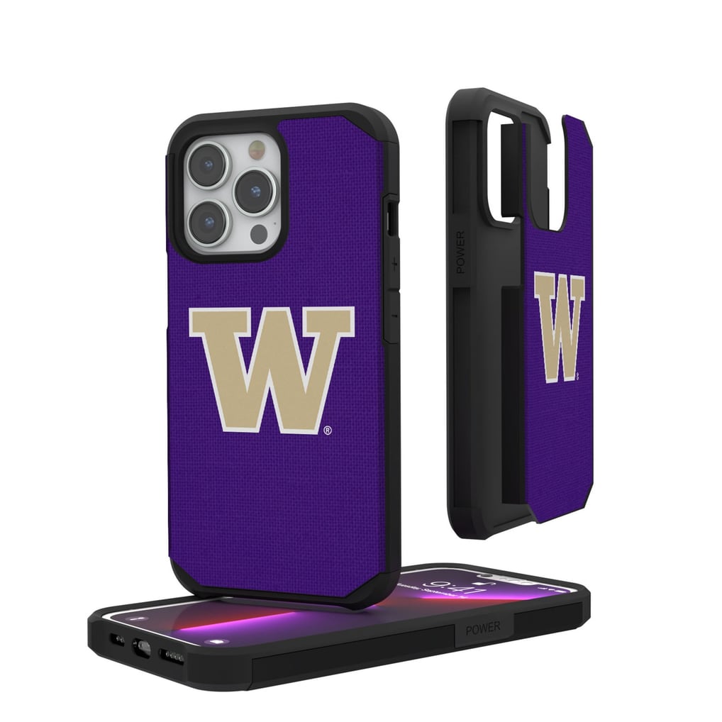 Washington Huskies Keyscaper iPhone Solid Design Rugged Case