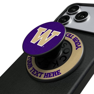 Washington Huskies Keyscaper Personalized PopSockets Magnetic Phone Grip & Stand