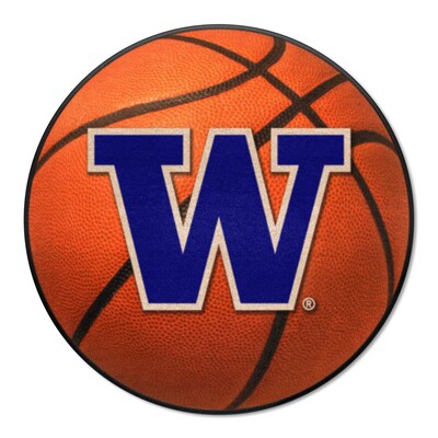 Washington Huskies Logo Brands 27" Diameter Basketball Mat