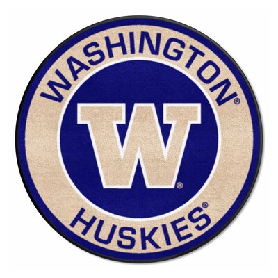 Washington Huskies Logo Brands 27" Diameter Roundel Mat