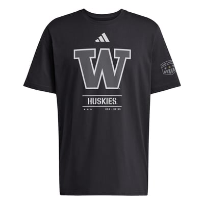 Washington Huskies adidas Honor & Support T-Shirt - Black