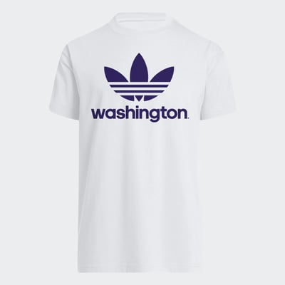  Washington Huskies adidas Originals Trefoil University Originals T-Shirt - White