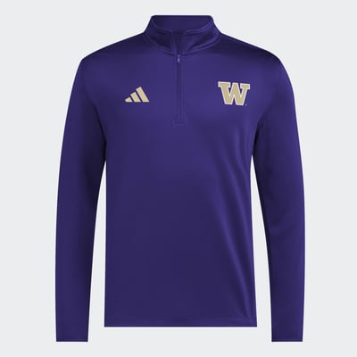 Washington Huskies adidas 2026 Sideline Ultimate 365 Woven Quarter-Zip Pullover - Purple