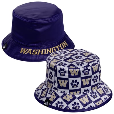 Washington Huskies adidas Reversible Bucket Hat - Purple